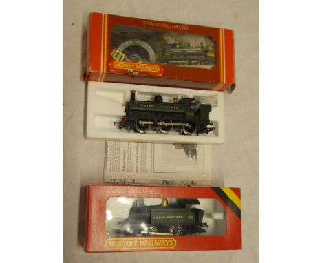 Hornby OO gauge - RO59 Class 2721 0-6-0 Pannier tank engine and RO77 GWR locomotive,  both mint/boxed 