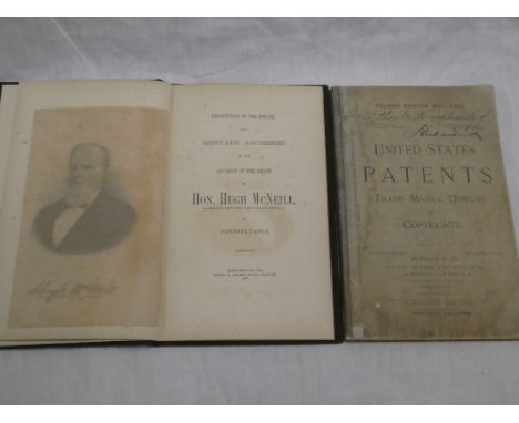 McNeill (H) Proceedings on the Senate and Obituary Addresses on the Occasion of the Death of the Honorable H McNeil, first ed