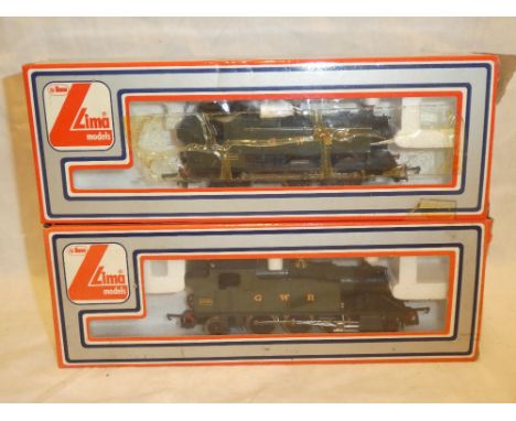 Lima OO gauge - GWR 2-4-2 tank engine, mint/boxed; and GWR 0-6-0 tank engine, boxed (2)