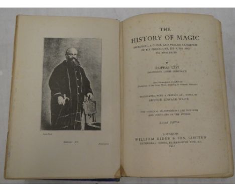 Levi (E) The History of Magic including a clear and precise exposition of its procedure, rites and its mysteries, one vol, se