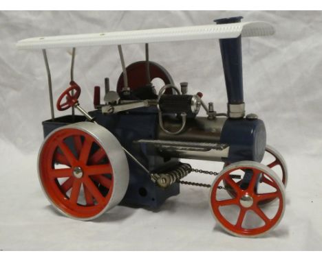 A Wilesco steam traction engine