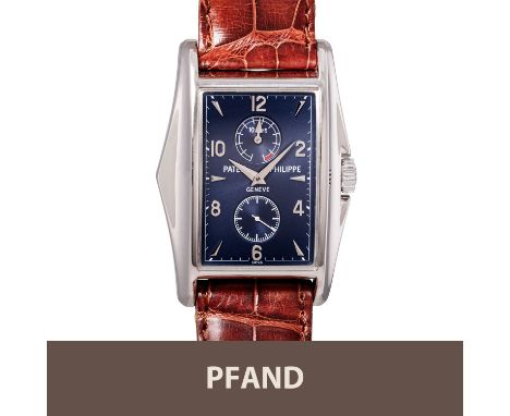 PFANDAUKTION - PATEK PHILIPPE HAU Gondolo 10 Days, Ref. 5100G, 18K WG, B+P 11/2000, sehr guter Zustand. (750  gr.) Pfandnumme