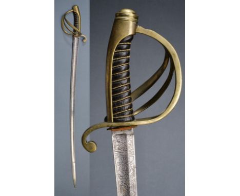 dating: Second half of the 19th Century provenance: Russian Empire, Curved, single-and false-edged blade with central fuller,