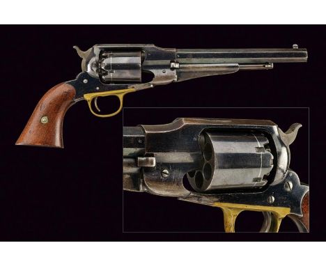 dating: Third quarter of the 19th Century provenance: USA, Rifled, octagonal, cal. 44 barrel, marked with patent's caption, c