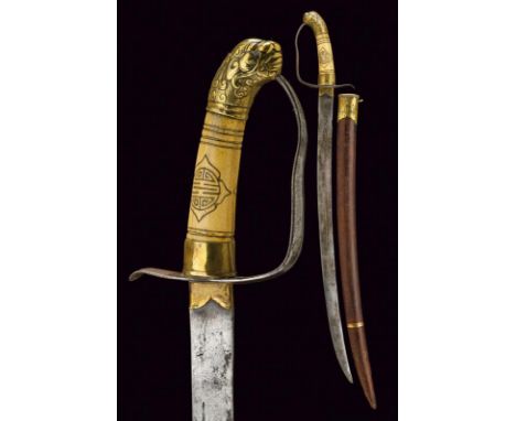 dating: 19th Century provenance: Vietnam, Curved, single-edged blade (small defects at the tip) with remains of one groove on