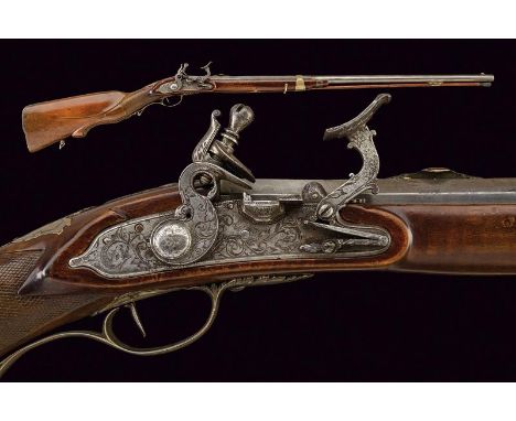 dating: late 18th Century provenance: North Italy, Smooth-bore, two-stage, 16 mm cal. barrel, first part octagonal, with a st