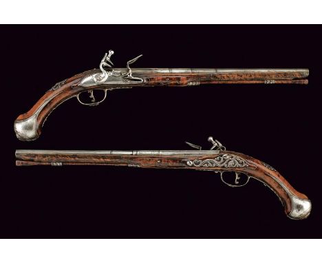dating: circa 1700 provenance: Brescia, Smooth-bore, four-stage, 12 mm cal. barrels, first octagonal with signature 'LAZARI C