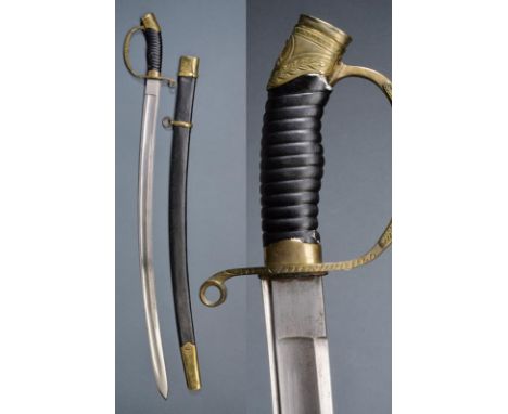 dating: last quarter of the 19th Century provenance: Russian Empire, Curved, single-and false-edged blade with wide, central 