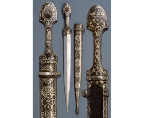 dating: Second half of the 19th Century provenance: Caucasia, Straight, double-edged blade of lozenge section, iron hilt and 