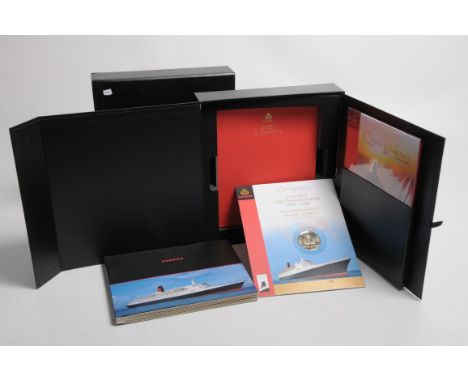 The Cunard Queen Elizabeth II Farewell Season Collection, Friday 3rd October 2008
Box containing hardback book 'QE2' Britains