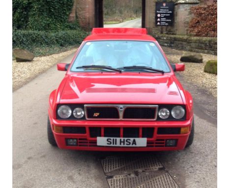 A Lancia Delta Evoluzione 2 Integrale
Registration S11 HSA odometer reading 59,169 kilometers, this car was imported from a c