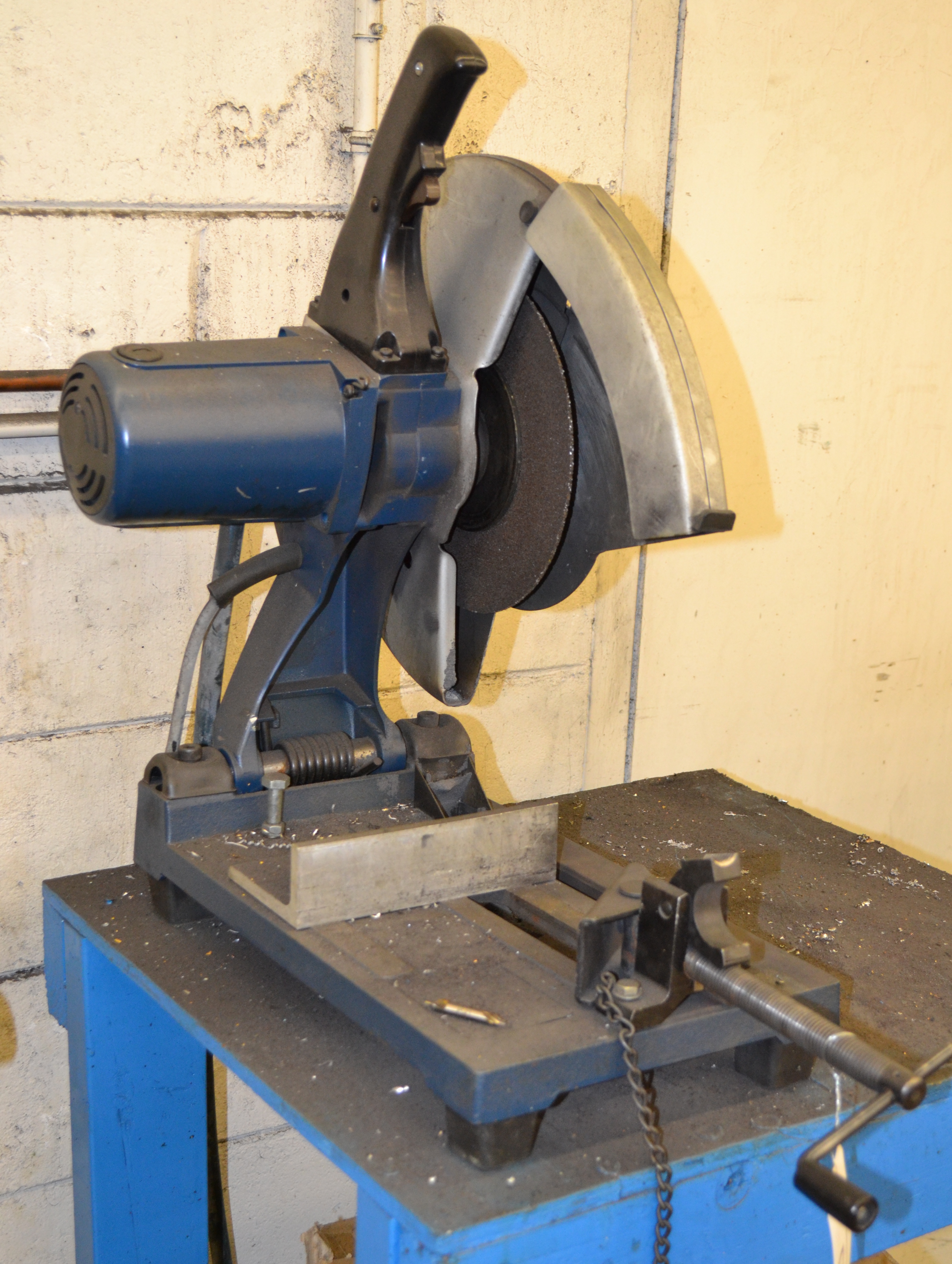 Ryobi Model C356 14" Metal Chop/Cutoff Saw With Stand & Extra Blades