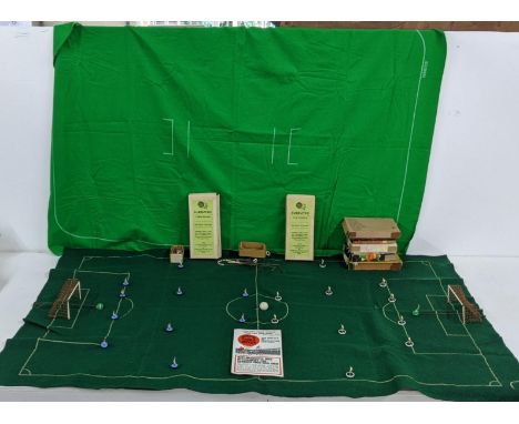 A collection of Subbuteo including teams, pitches, and a range of original instructions and brochures Location:If there is no