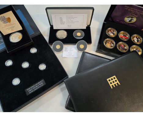 Commemorative Coin Sets - to include 'The Princess Diana Commemorative Coin Pair' comprising of Cupro-nickel £5 Coin and a 9c