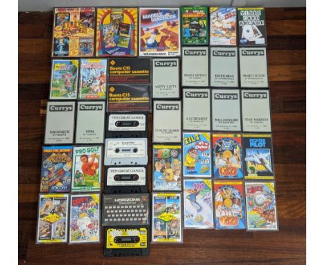 Spectrum 48K/128k cassette games to include Scalextric, Yie Ar Kung Fu 2, Road Runner and Wile E Coyote, Jack the Nipper and 