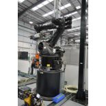 Kuka, KR280/R3080 FLR six axis robot on extended pedestal, Serial No. 4380880 (DOM: 2021) with KR C4