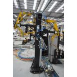 Tool positioning stand and jig with pneumatic clamp attachments