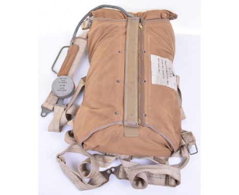 WW2 Royal Air Force Type B5 Parachute & Harness, excellent example of the type of Parachute which was issued to all Air Crews