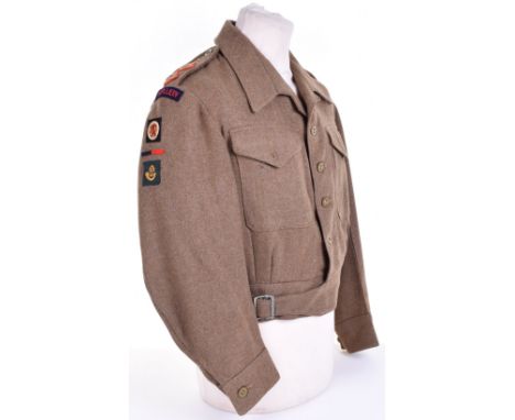 181st Field Regiment Royal Artillery 15th (Scottish) Division Officers Battle Dress Blouse, 1940 pattern battle dress blouse 