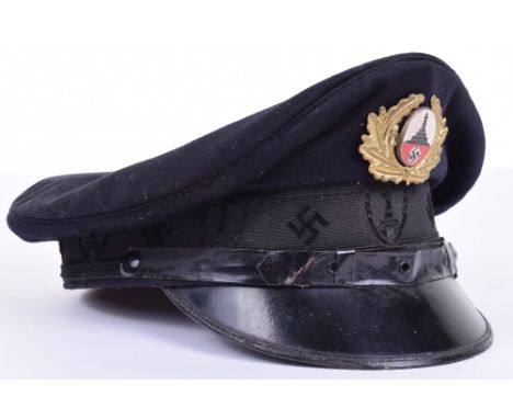 WW2 Kyffhauserbund (Veterans Association) Peaked Cap, good example of the peaked service cap worn by members of the  German w