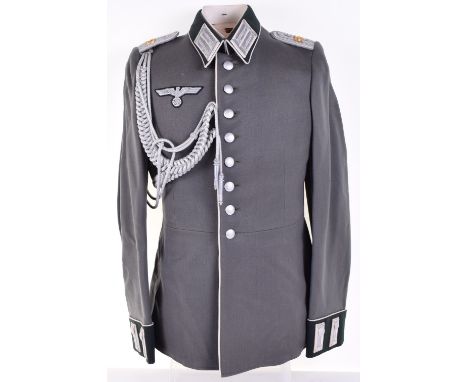 WW2 Parade Tunic for an Officer in Infantry Reserve Regiment 59, superb quality example of a German officers parade tunic wit