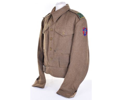 Control Commission Germany Civilian Military Government Officer Battle Dress Blouse, being a 1940 pattern blouse with embroid