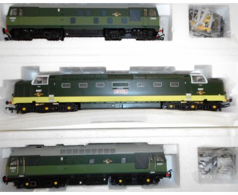 Bachmann 00 gauge. 32-413 Class 25/2 diesel loco. D5237, green/green, B.R.32-427 Class 24 diesel loco. D5085, green/green B.R