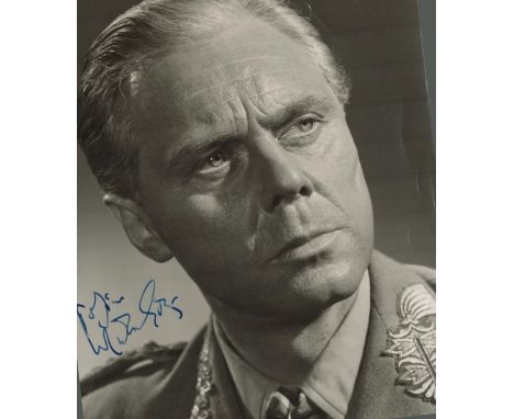 Actor Marius Goring Signed Vintage 9 x 7 inch Black and White Photo. Signed In Blue Ink. Good condition. All autographs come 
