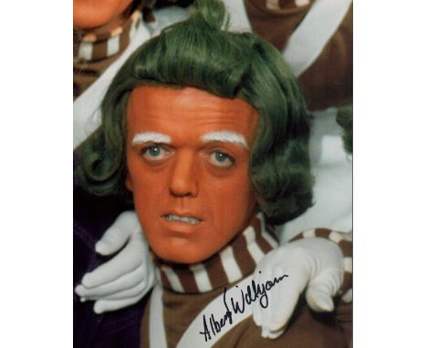 Albert Wilkinson (Oompa Loompa From Willy Wonka) Signed 10 x 8 inch Colour Photo. Signed in black ink. Good condition. All au