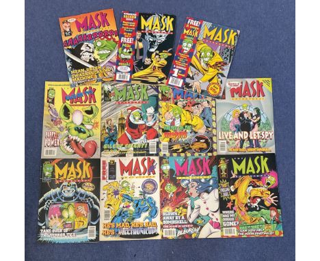 The Mask Magazine Collection of 11 Vintage Magazines. Editions Include March 1996, April 1996, July 1996, May 1996,. Good con