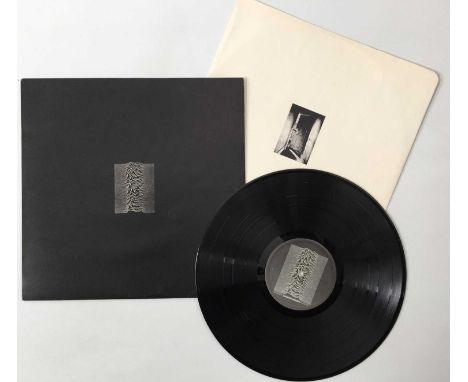 JOY DIVISION - UNKNOWN PLEASURES LP (ORIGINAL UK 'TRANSLUCENT RED' COPY - FACT 10). A stunning original translucent red vinyl