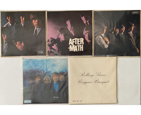 THE ROLLING STONES - UK 'UNBOXED' LP PACK. A quality pack of 5 x LPs by The Rolling Stones. Titles include Beggars Banquet (L