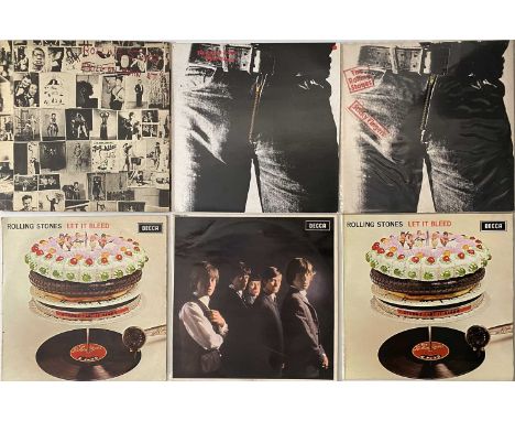 THE ROLLING STONES - LP COLLECTION. A collection of 22 x LPs by The Rolling Stones. Titles include Sticky Fingers (CUN59100, 