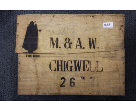 A part case (11) of 1963 Sandeman vintage port.
