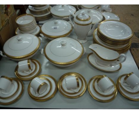 ROYAL WORCESTER 'DAVENHAM' DINNERWARES, (over 50 pieces)