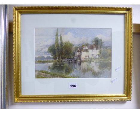 THOMAS JAMES SOPER (1836-1890), Iffley Mill, Oxford, print, approximately 19.5cm x 29.5cm