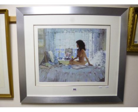 ROBERT KING, print, Morning, approximately 39cm x 49.5cm
