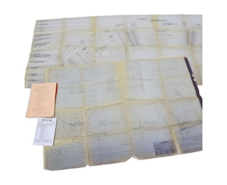 Thunderbirds (2004 film) collection of ephemera, including blueprint for control console, original script and copy story boar