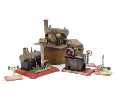 Bowman and Mamod live steam Stationary Engines and Accessories, a Bowman model M135 single-cylinder horizontal engine in orig