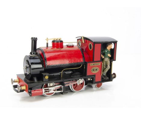 Scratchbuilt/Kitbuilt modified  G Gauge Talyllyn Railway 0-4-0 G Falcon Engine and Car works Saddle Tank Locomotive with LGB 