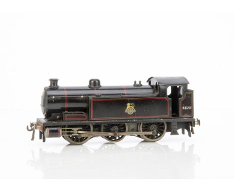 A Bassett-Lowke 0 Gauge 3-rail 0-6-0T 'Standard Tank' Locomotive, in lithographed lined BR black as no 68211 with 'cycling li