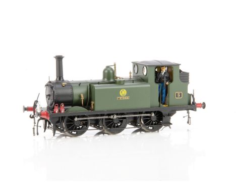 A Finescale 0 Gauge Ex-SR A1x class 0-6-0 Tank Locomotive by Dapol, cat ref 7S-010-008, finished in GWR 'shirt-button' unline