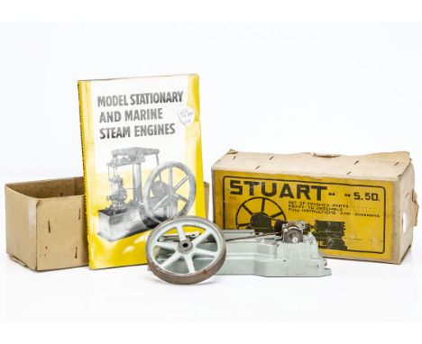 A partially-made-up Stuart Turner type S50 Horizontal Mill Engine, in original box with assembly instructions dated 1957, app