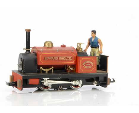 Scratchbuilt/Kitbuilt modified  G Gauge Apedale Valley Light Railway 0-4-0 Hunslet Open Cab Saddle Tank Locomotive with LGB 0