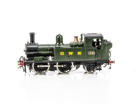 A Finescale 0 Gauge GWR 14xx class 0-4-2 Tank Locomotive by Tower Models (San Cheng), constructed in Chinese brass, version w