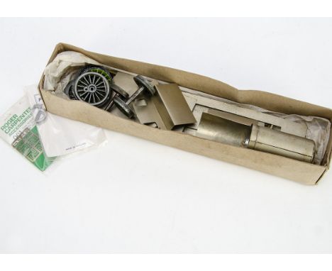A partially-constructed nickel-silver 0 Gauge GWR 5101 class 2-6-2T Locomotive body kit, a small amount of assembly carried o