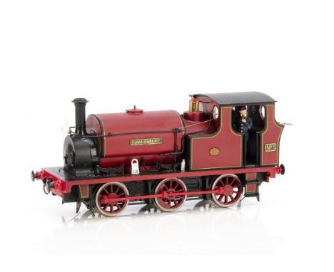 A Finescale 0 Gauge Hudswell-Clarke Industrial 0-6-0 Saddle Tank Locomotive by Ixion Models, finished in lined red livery as 