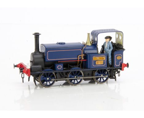 A Finescale 0 Gauge Manning Wardle Industrial 0-6-0 Saddle Tank Locomotive by Minerva Models, cat ref MOS-MWLDB, finished in 