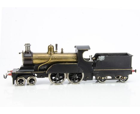 A 'restored' Bing Gauge 2 (2") live steam L&amp;YR 'Aspinall-style' nominal 4-4-0 Locomotive and Tender, with twin inside osc