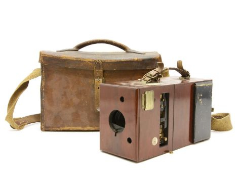 A 'Rough's Eureka Detective Camera' manufactured by W.W.Rough & Co., 161 Strand, London, in original leather case.